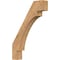 Ekena Millwork 5 1/2"W x 28"D x 40"H Merced Smooth Knee Brace, Western Red Cedar BRC06X28X40MRC00SWR - alternate 1